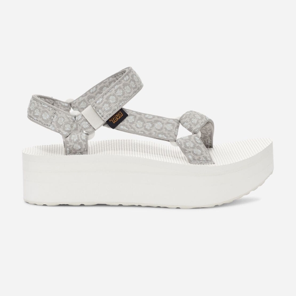 Hungary Teva Flatform Universal - Női Platform Szandál Szürke - 927-PGHUO